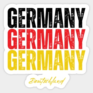 Germany flag, german flag Sticker
